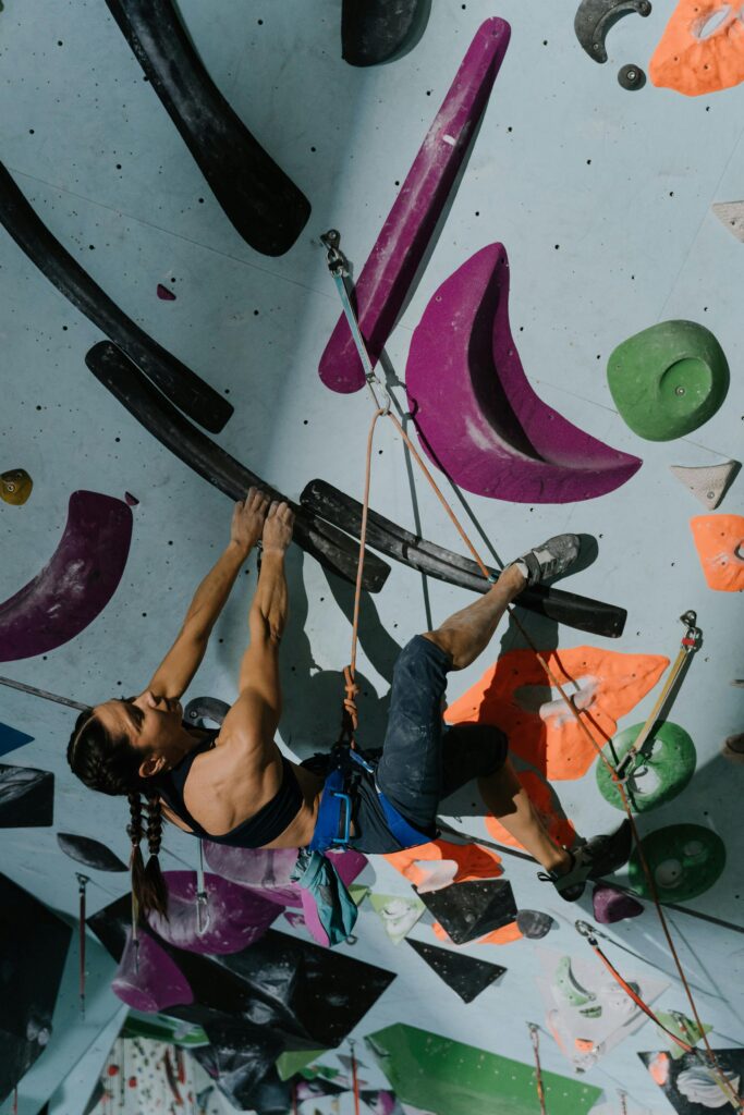 wspinanie prowadzenie na panelu